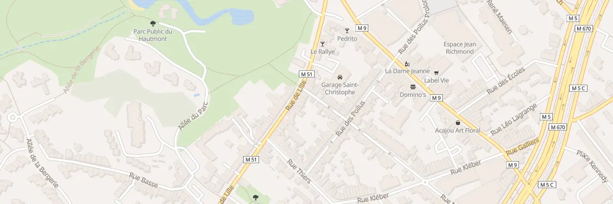 Plan du 158 Rue de Lille à Mouvaux