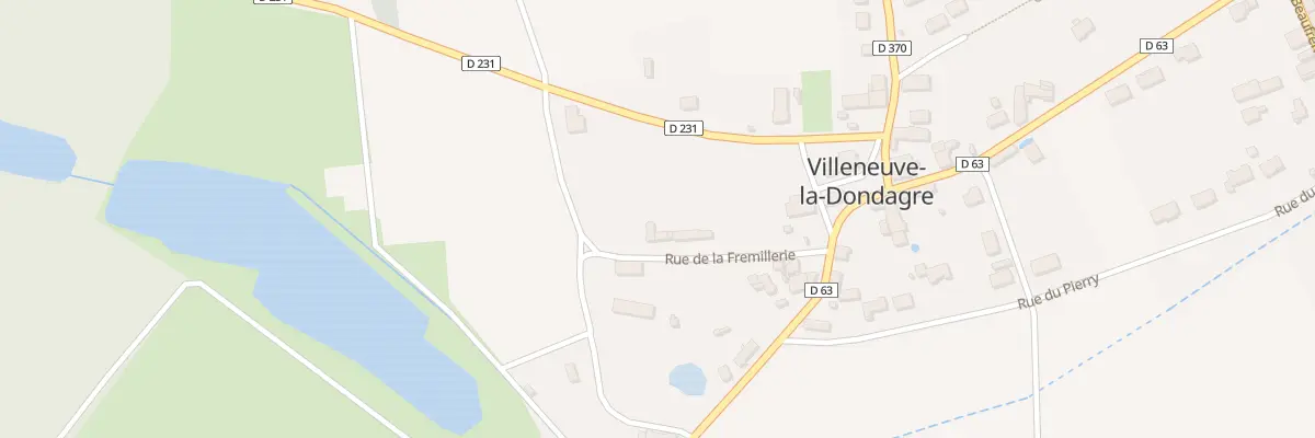 Plan du 4 Rue de la Fremillerie à Villeneuve-la-Dondagre
