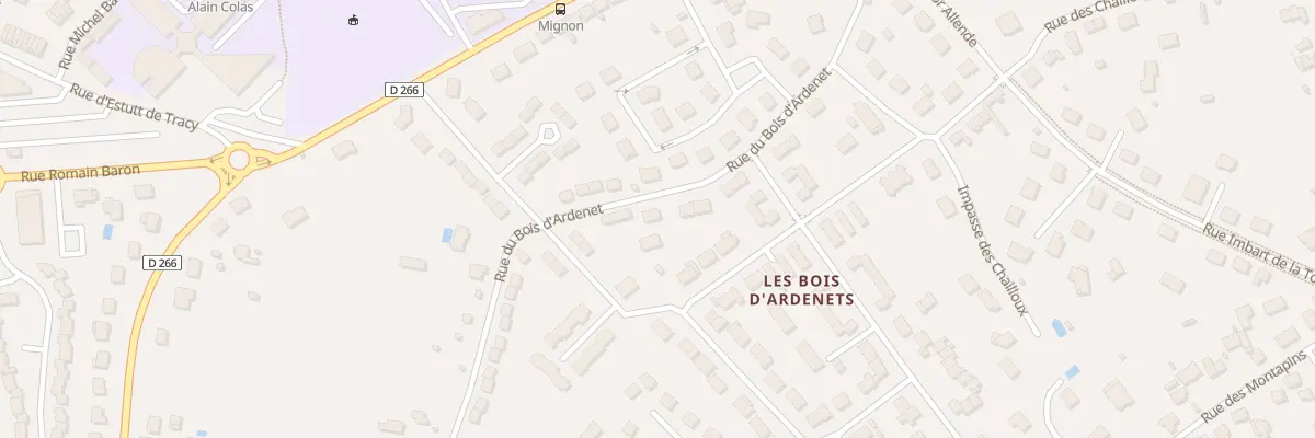 Plan du 28 Rue du Bois d’Ardenet à Nevers