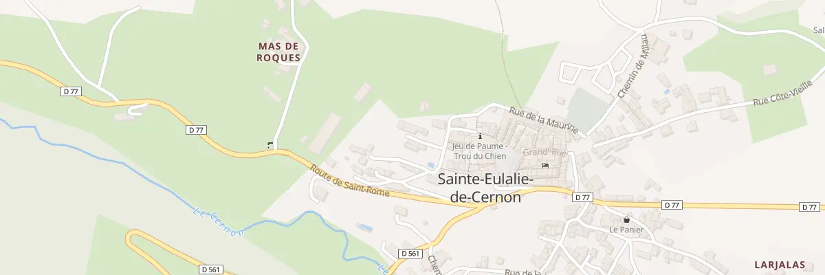 Plan du 3 Rue Borie à Sainte-Eulalie-de-Cernon