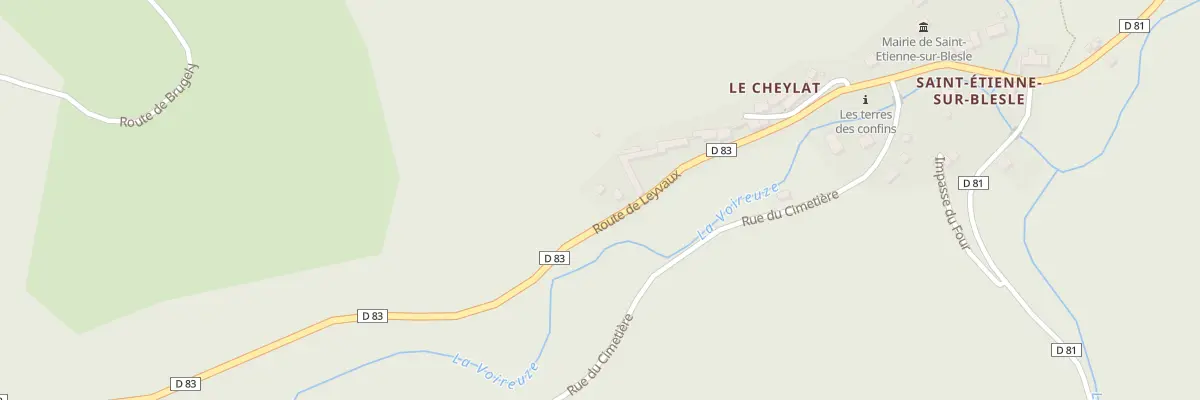 Plan du 5000 Le Cheylat à Saint-Étienne-sur-Blesle