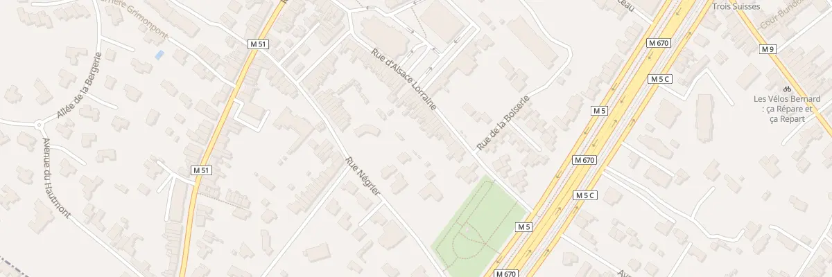 Plan du 68 Rue d’Alsace-Lorraine à Mouvaux