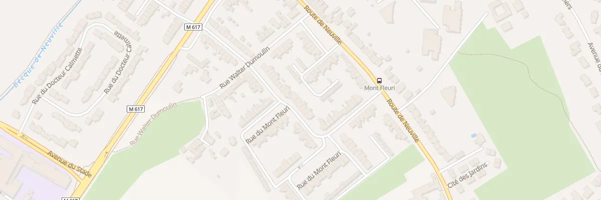 Plan du 30 Rue du Mont Fleuri à Halluin