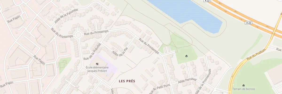 Plan du 97 Rue du Printemps à Villeneuve-d’Ascq