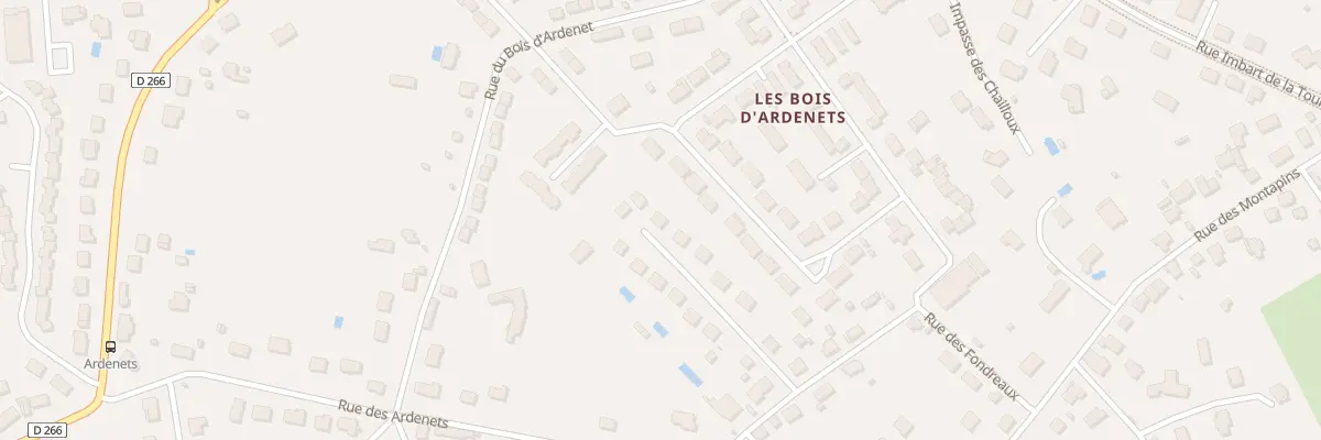 Plan du 12 Imp des Fondreaux à Nevers