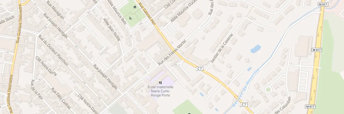 Plan du 26 Rue des Frères Martel à Halluin