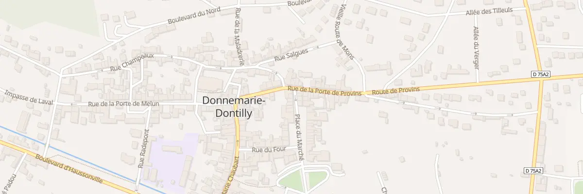 Plan du 3 Rue du Marché à Donnemarie-Dontilly