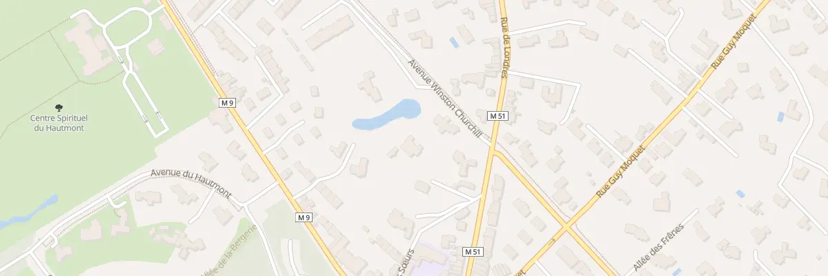 Plan du 5 Av Winston Churchill à Mouvaux