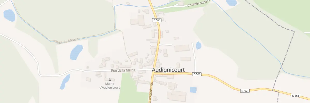 Plan du 10 Rue Principale à Audignicourt