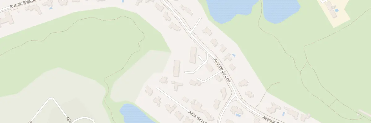 Plan du 652 Av du Golf à Mérignies