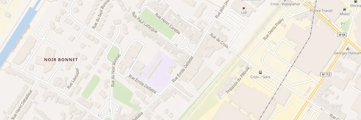 Plan du 131 Rue Émile Dellette à Wasquehal