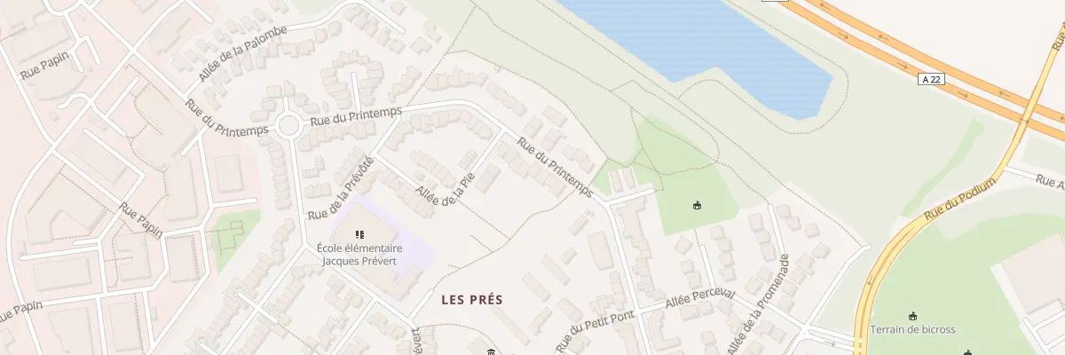 Plan du 95 Rue du Printemps à Villeneuve-d’Ascq