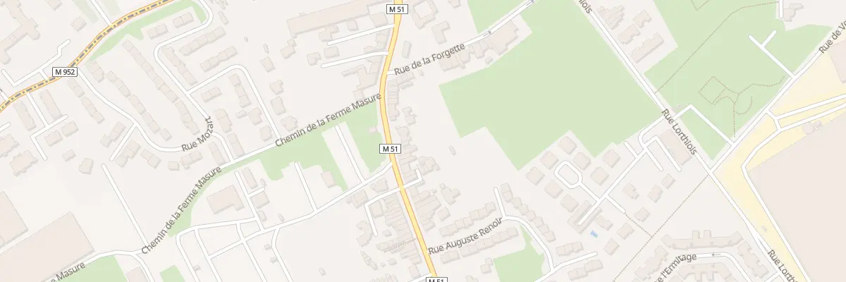 Plan du 380 Rue de Tourcoing à Mouvaux