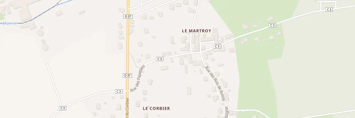 Plan du 24 Le Martroy à Chailly-en-Brie
