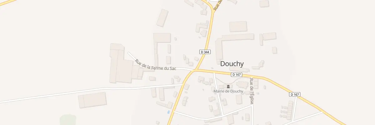 Plan du 2 Rue de la Ferme du Sac à Douchy