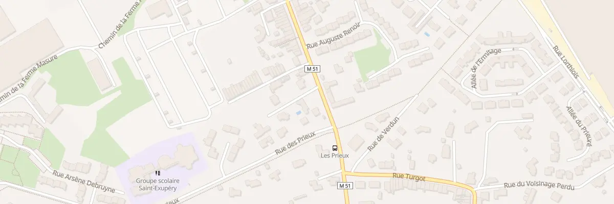 Plan du 297 Rue de Tourcoing à Mouvaux