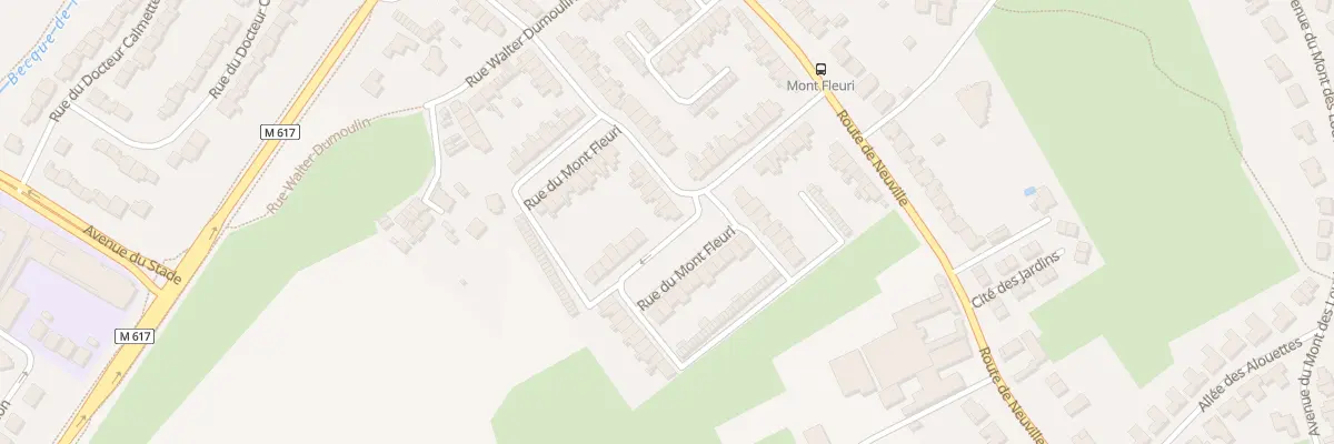 Plan du 87 Rue du Mont Fleuri à Halluin