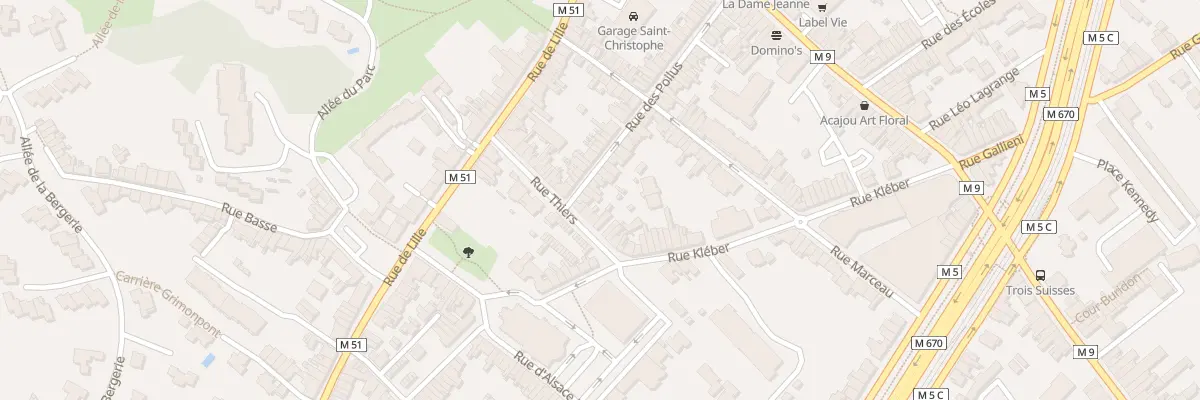 Plan du 57 Rue des Poilus à Mouvaux