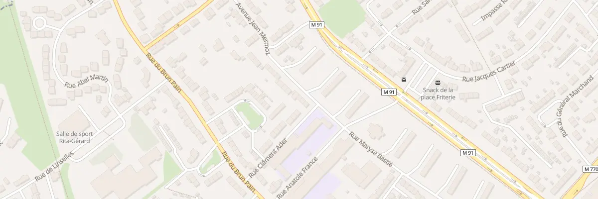Plan du 5 Av Jean Mermoz à Tourcoing