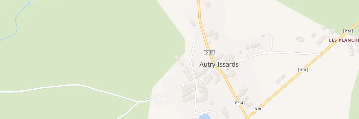 Plan du 5245 Pre du Bourg à Autry-Issards
