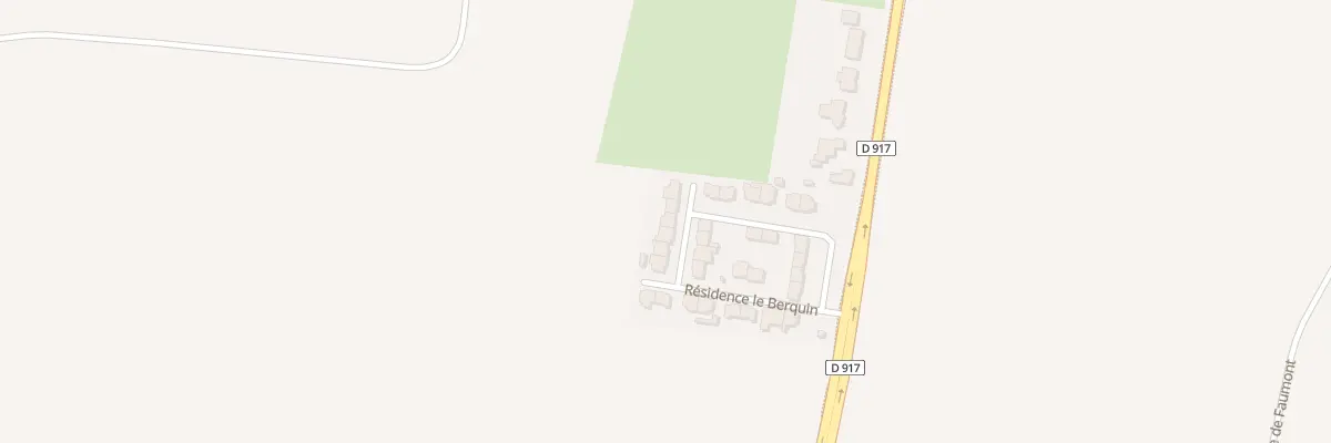 Plan du 18 Res le Berquin à Faumont