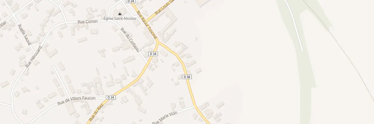 Plan du 9 Rue du Ronssoy à Épehy