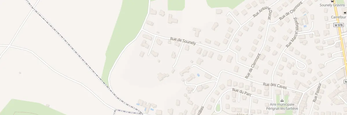 Plan du 19 Rue de Sounely à Pérignat-lès-Sarliève