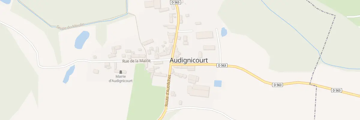 Plan du 15 Rue Principale à Audignicourt