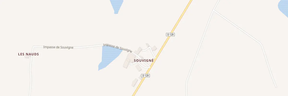 Plan du 5130 Souvigne au Theil