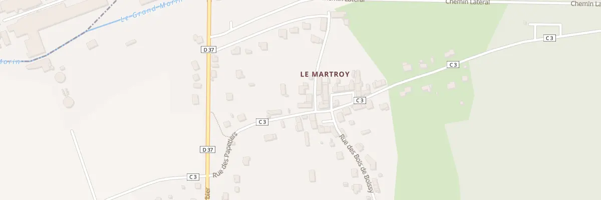 Plan du 49 Le Martroy à Chailly-en-Brie