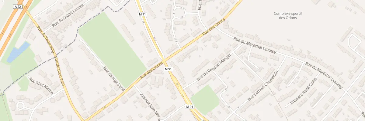 Plan du 52 Rue des Orions à Tourcoing