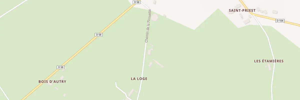 Plan du 5045 La Loge à Autry-Issards