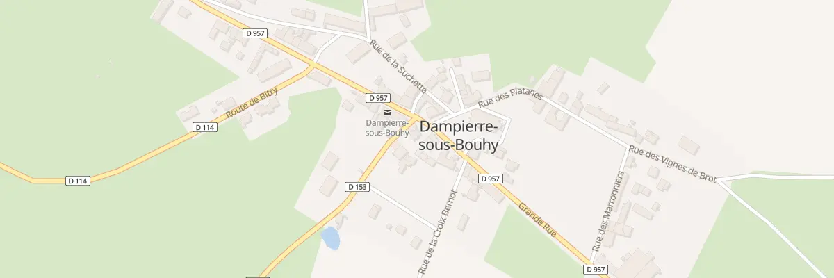 Plan du 11 Le Bourg à Dampierre-sous-Bouhy