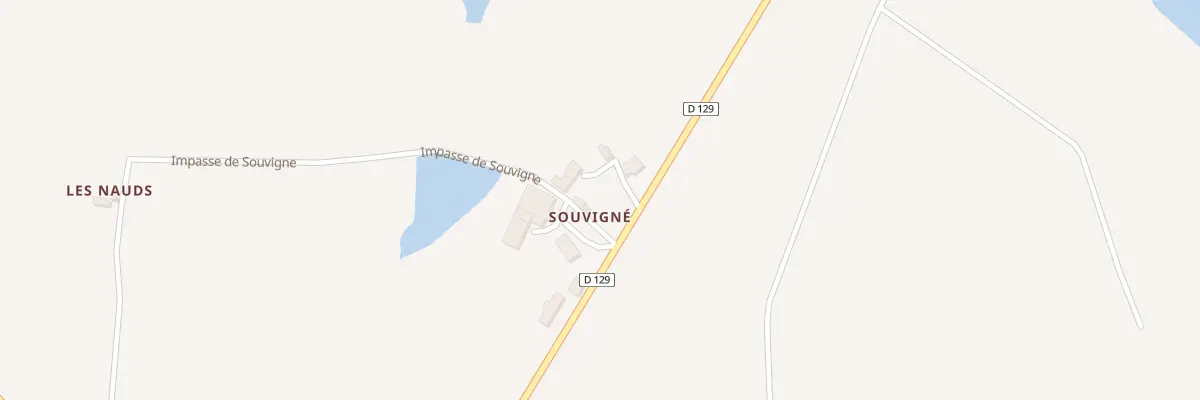 Plan du 5129 Souvigne au Theil
