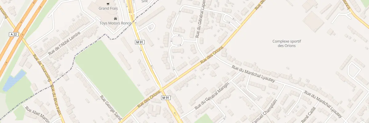Plan du 65 Rue des Orions à Tourcoing