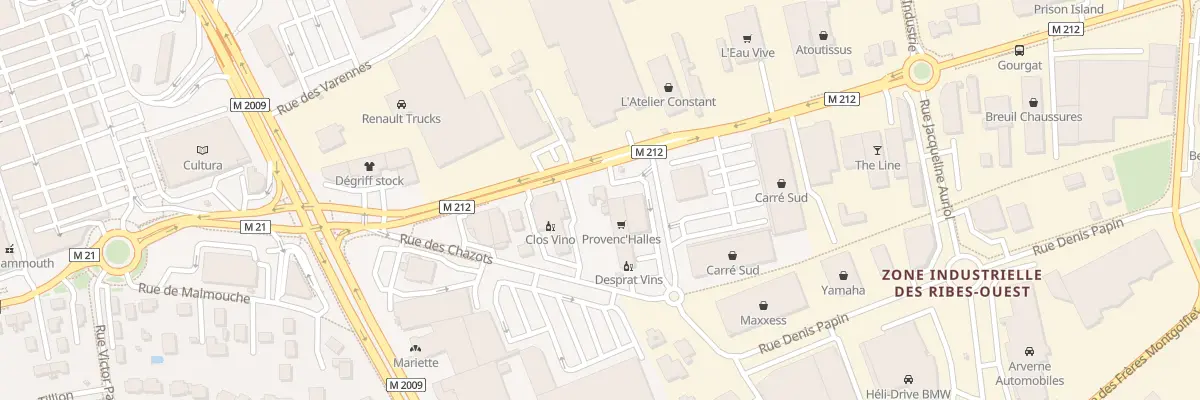Plan du 16 Av de Cournon à Aubière