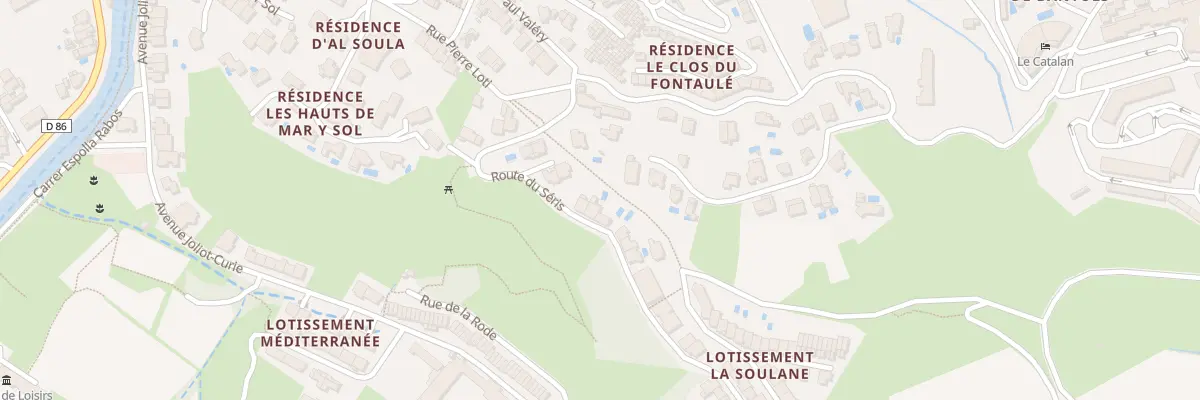 Plan du 15 Nte Route du Seris à Banyuls-sur-Mer