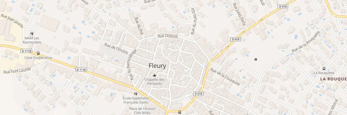 Plan du 12 Rue Anatole France à Fleury