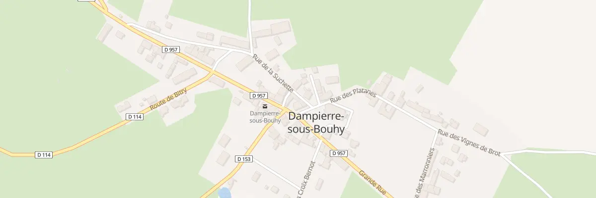 Plan du 53 Le Bourg à Dampierre-sous-Bouhy