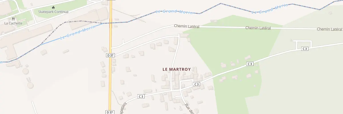 Plan du 25B Le Martroy à Chailly-en-Brie