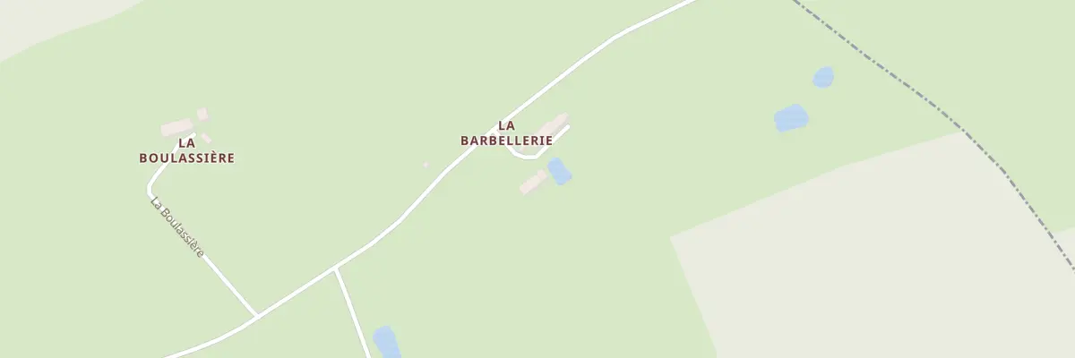 Plan du 52 La Barbellerie (ham) à Ronchères