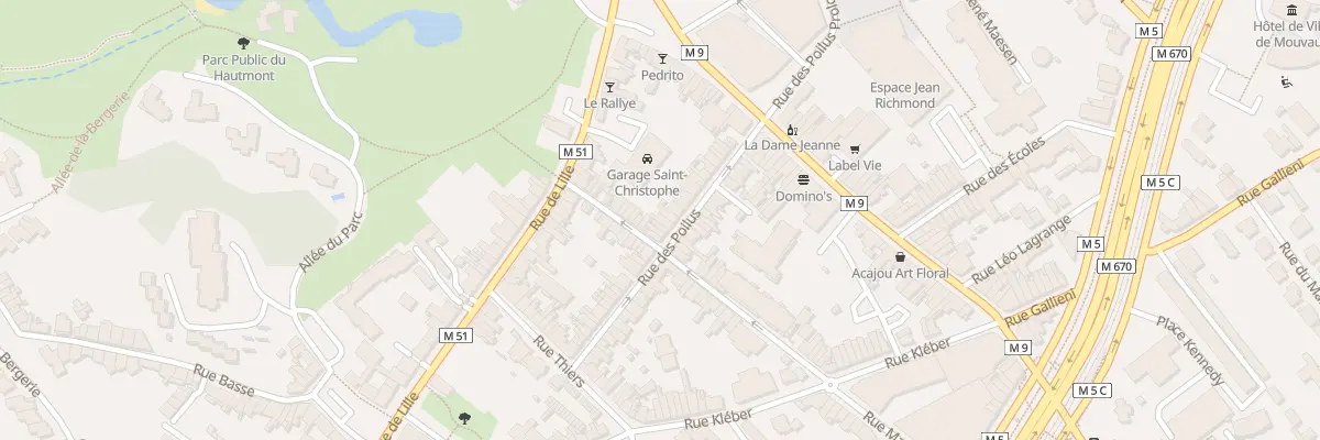 Plan du 32 Rue des Poilus à Mouvaux
