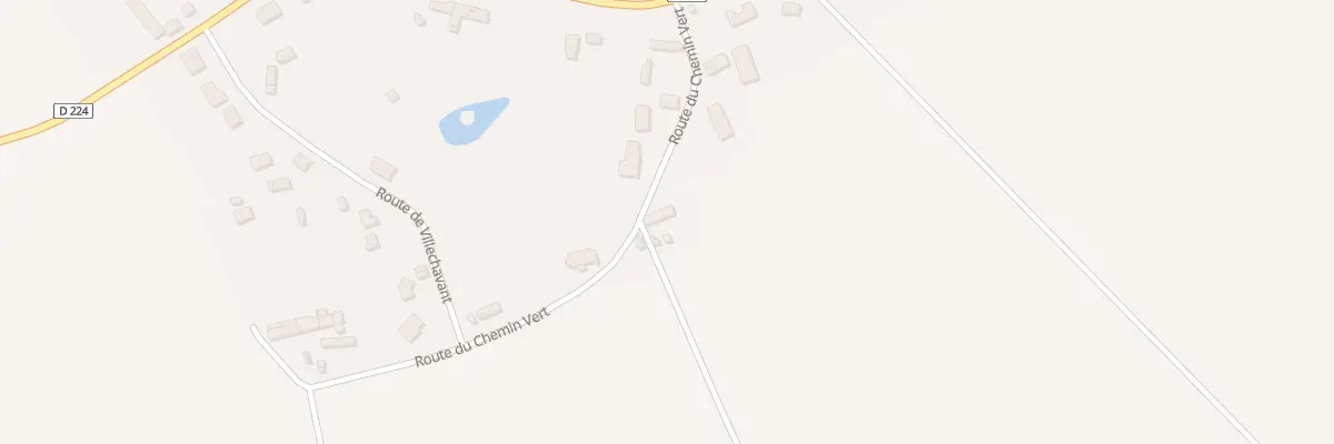 Plan du 3 Rte du Chemin Vert à Villebougis