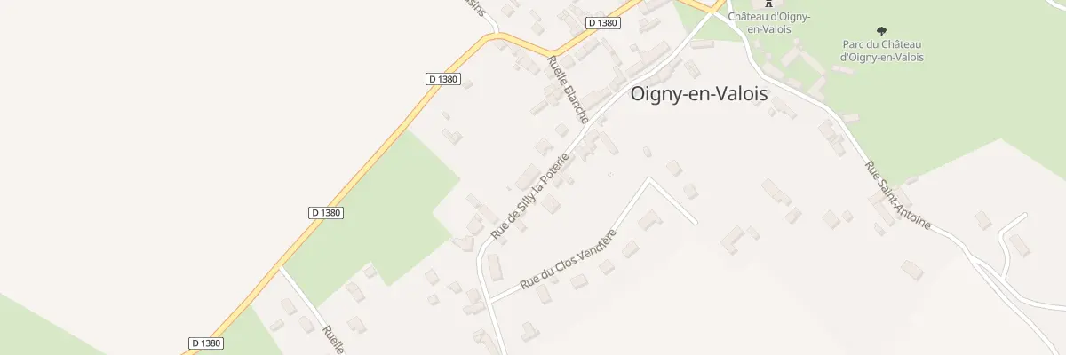 Plan du 6 Rue de Silly la Poterie à Oigny-en-Valois