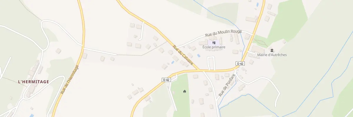 Plan du 5 Rue du Calvaire à Autrêches