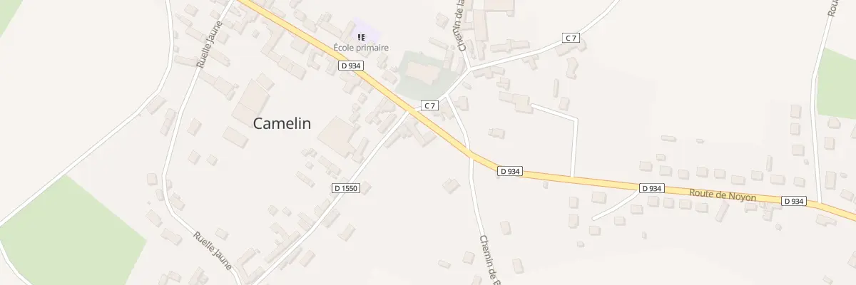 Plan du 26T Rte de Noyon à Camelin