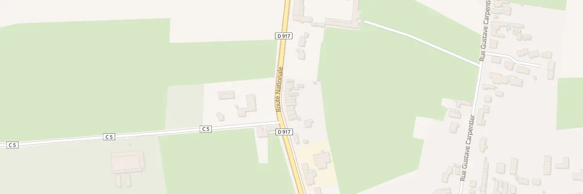 Plan du 2071 Route Nationale à Faumont