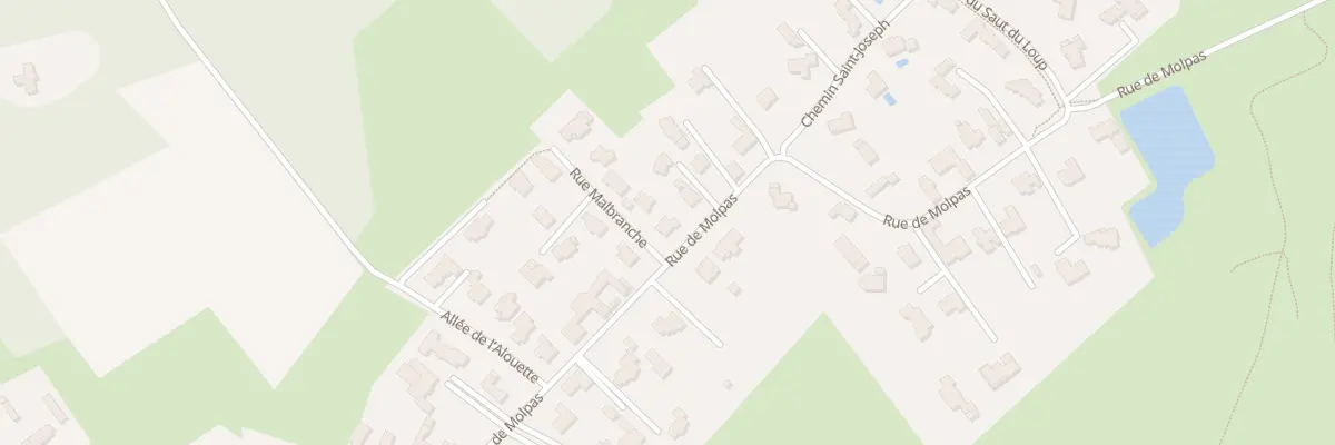 Plan du 815 Rue de Molpas à Mérignies