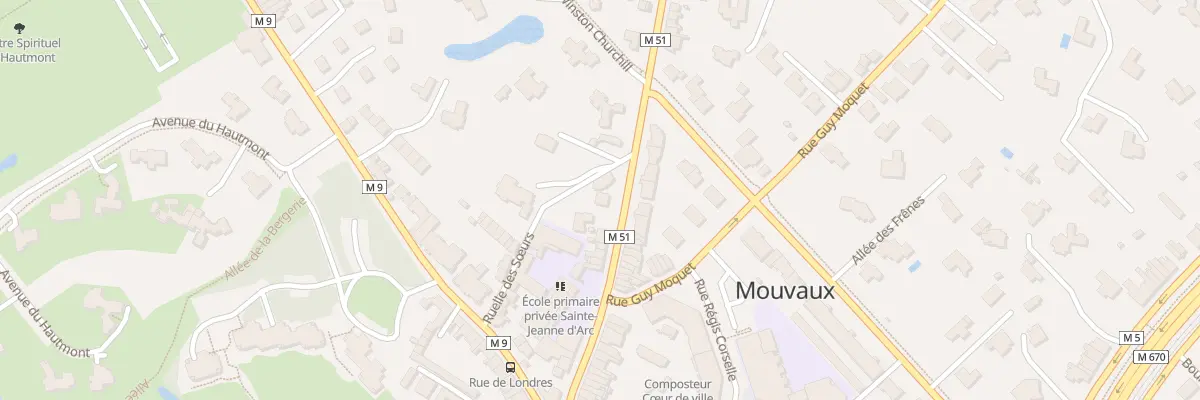 Plan du 53 Rue de Londres à Mouvaux
