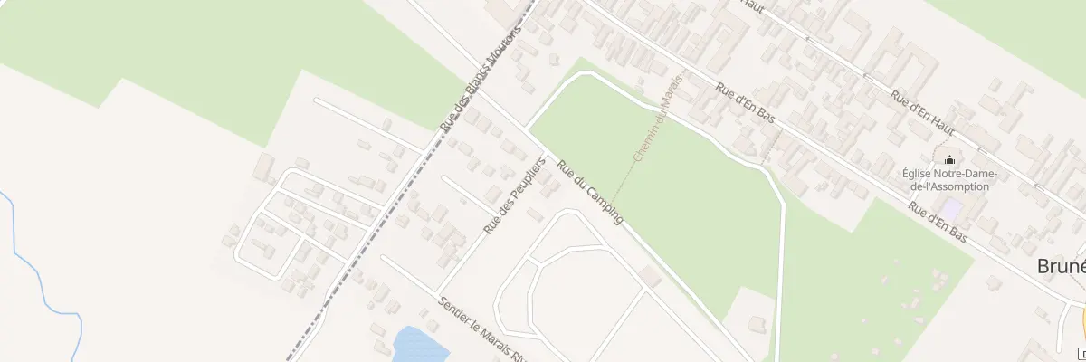 Plan du 6 Le Marais à Brunémont